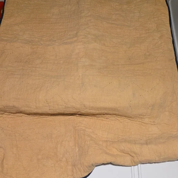 Navy and Tan Star Quilt - Picture 5 of 8